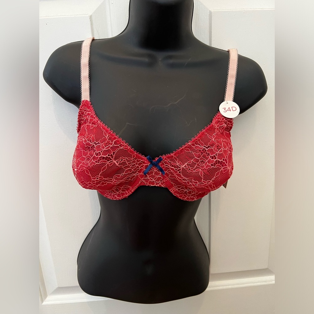 34D - COSMOPOLITAN - light fantastic - wire bra bicolore - NWT